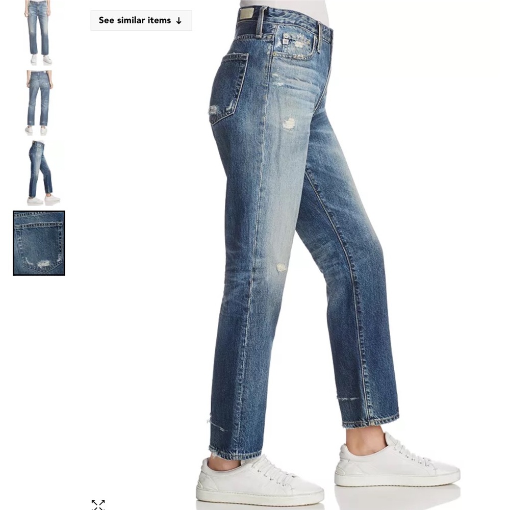 AG Isabelle High rise straight crop jeans - Picture 2 of 7